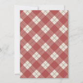 森の仲間たち 子供の誕生日パーティー 招待状 (裏面)