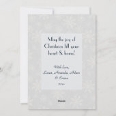 森の仲間に囲まれた現代の木 シーズンカード (裏面)