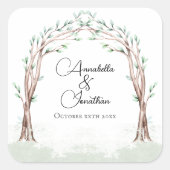 森の入り口結婚口 スクエアシール (正面)