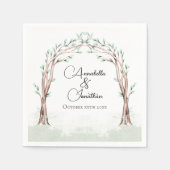 森の入り口結婚口 スタンダードカクテルナプキン (正面)