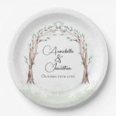 森の入り口結婚口 ペーパープレート (正面)