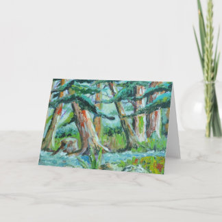 森の入り江 カード