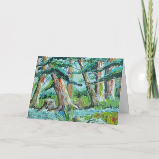 森の入り江 カード (正面)