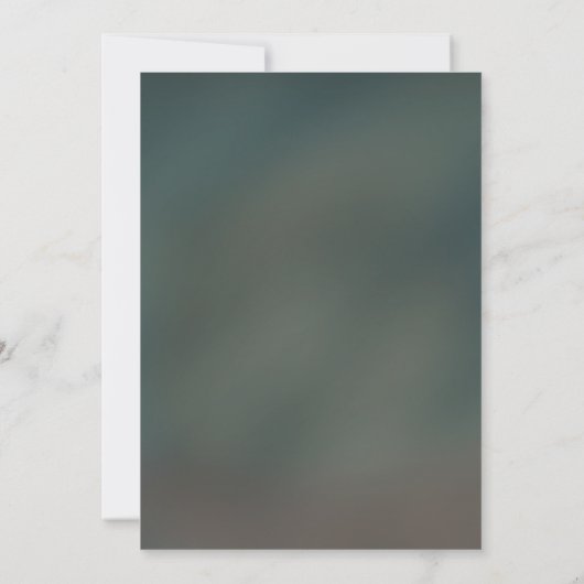 森の冒険が少年の赤ちゃんシャワーを待つ 招待状 (裏面)