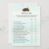 森の冒険が旧妻の物語のゲームカードを支える 招待状 (正面)