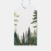 森の冒険が赤ちゃんシャワーを待ってくれてありがとう ギフトタグ (裏面)