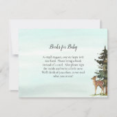 森の冒険の本ベビーデアーズゲーム 招待状 (正面)