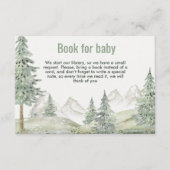 森の冒険はベビシャワーカードを始める エンクロージャーカード (正面)