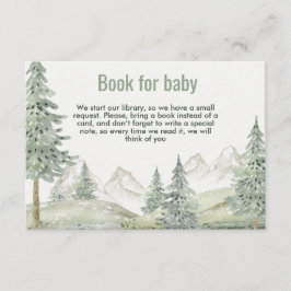 森の冒険はベビシャワーカードを始める エンクロージャーカード