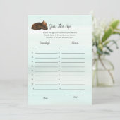 森の冒険は彼らの年齢のゲームカードを推測する 招待状 (スタンド正面)