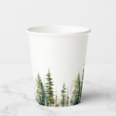 森の冒険は赤ちゃんのシャワーを待っている 紙コップ (裏面)