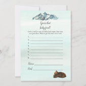 森の冒険は、ベビー食品がゲームを運ぶ 招待状 (正面)