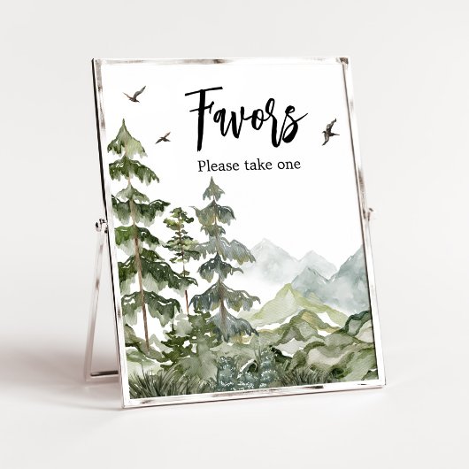 森の冒険ベイビーシャワーの好意 ポスター