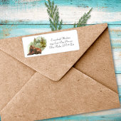 森の冒険素朴熊 ラベル