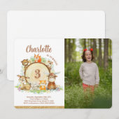 森の写真招待状 招待状 (正面/裏面)