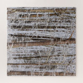 森の冬のアイスストーム – 20x20インチ ジグソーパズル (横)