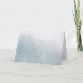 森の冬の写真 カード