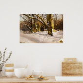 森の冬の日 – 1917 |ヴィンテージ ポスター (キッチン)