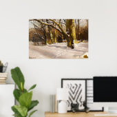 森の冬の日 – 1917 |ヴィンテージ ポスター (ホームオフィス)