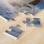 森の冬の時間 ジグソーパズル (側面)