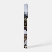 森の冬の静寂 iPhoneケース (右側面)