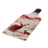 森の冬の3Dトナカイ カッティングボード (角)