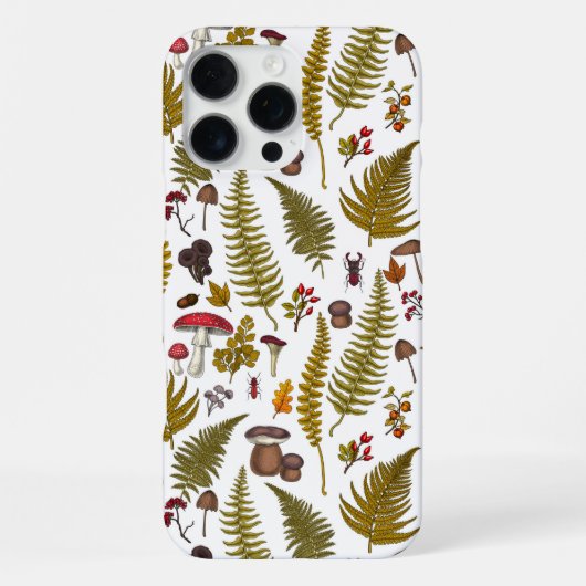 森の動植物 2 iPhoneケース (裏面)
