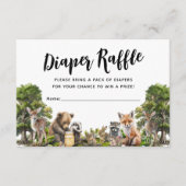 森の動物おむつくじ エンクロージャーカード (正面)