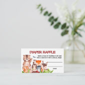 森の動物おむつくじ エンクロージャーカード (スタンド正面)