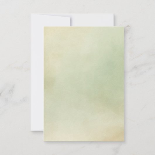 森の動物かわいい感謝 サンキューカード (裏面)