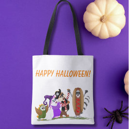 森の動物たちからのハッピーハロウィン トートバッグ