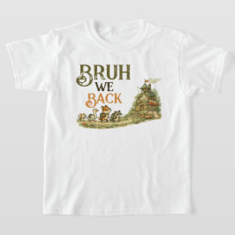 森の動物たちの学校 ブルゥ私たち戻ってきた Tシャツ