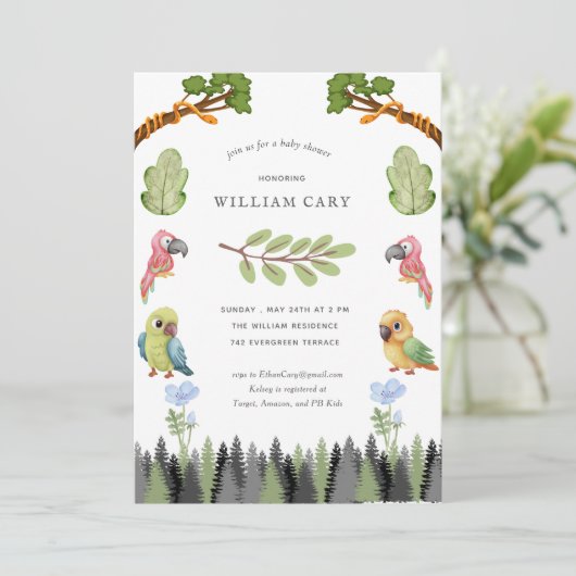 森の動物たち 招待状 (スタンド正面)