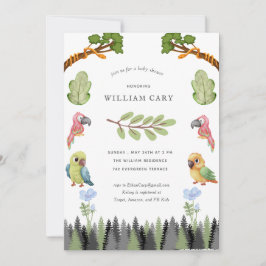 森の動物たち 招待状