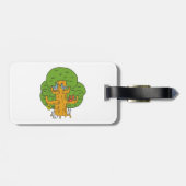 森の動物のかわいい自然 ラゲッジタグ (裏面横)