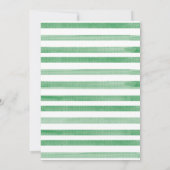 森の動物のクレスト男の子の赤ちゃんシャワー 招待状 (裏面)