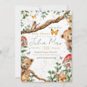 森の動物の冒険2 背景の選択肢 招待状 (正面)