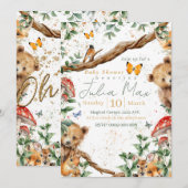 森の動物の冒険2 背面の選択肢 招待状 (正面/裏面)