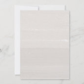 森の動物の友人が赤ちゃんのシャワーを輝く サンキューカード (裏面)