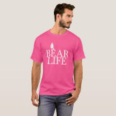 森の動物の女の子 クマ Tシャツ (正面フル)