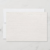 森の動物の森の少年の誕生日写真 招待状 (裏面)