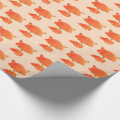 森の動物の森の生き物ギフトラップ ラッピングペーパー (角)