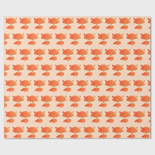 森の動物の森の生き物ギフトラップ ラッピングペーパー (フラット)