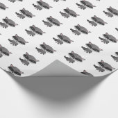 森の動物の森の生き物ギフトラップ ラッピングペーパー (角)