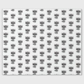 森の動物の森の生き物ギフトラップ ラッピングペーパー (フラット)