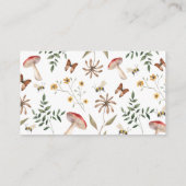 森の動物の素朴な絵本 赤ちゃんのために エンクロージャーカード (裏面)