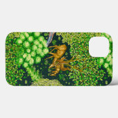 森の動物は、青い緑の小川のフローラ Case-Mate iPhoneケース (裏面 (横))