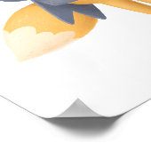 森の動物アカペラデュオのベビー用ポスター ポスター (角)