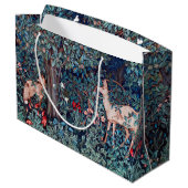 森の動物ウィリアム・モリス大きな贈り物B ラージペーパーバッグ (裏面アングル)