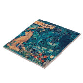 森の動物ウィリアム・モリス陶磁器タイル タイル (側面)